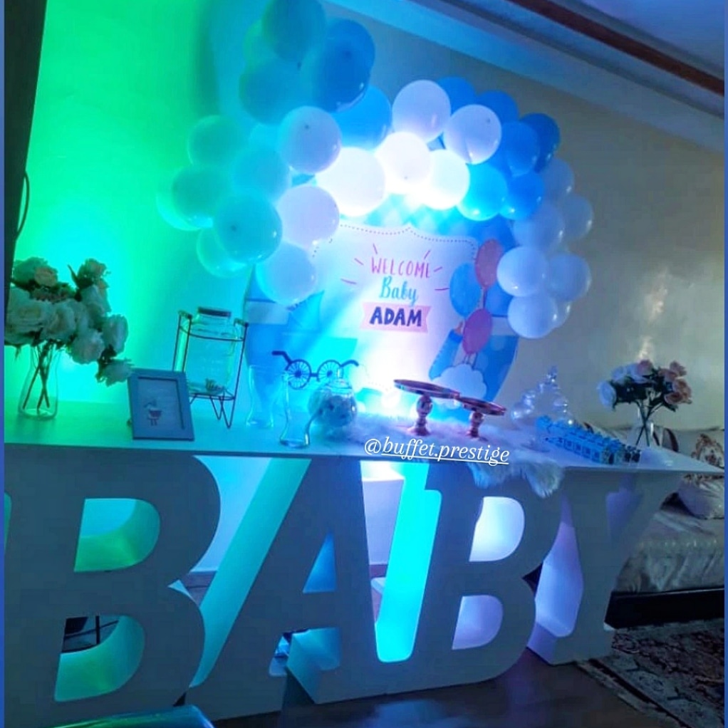 location de buffet  de naissance table baby au maroc